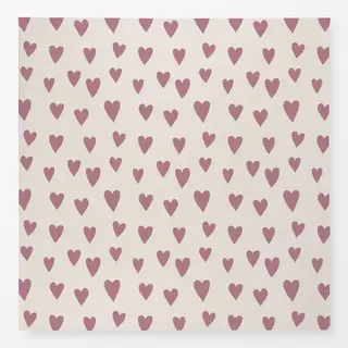 Tischdecke rose Herzen Cloud Dancer