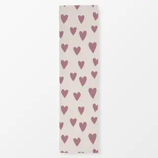 Tischläufer rose Herzen Cloud Dancer