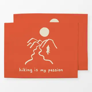 Tischset Mountain Hiking