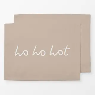 Tischset Ho Ho Hot sand beige