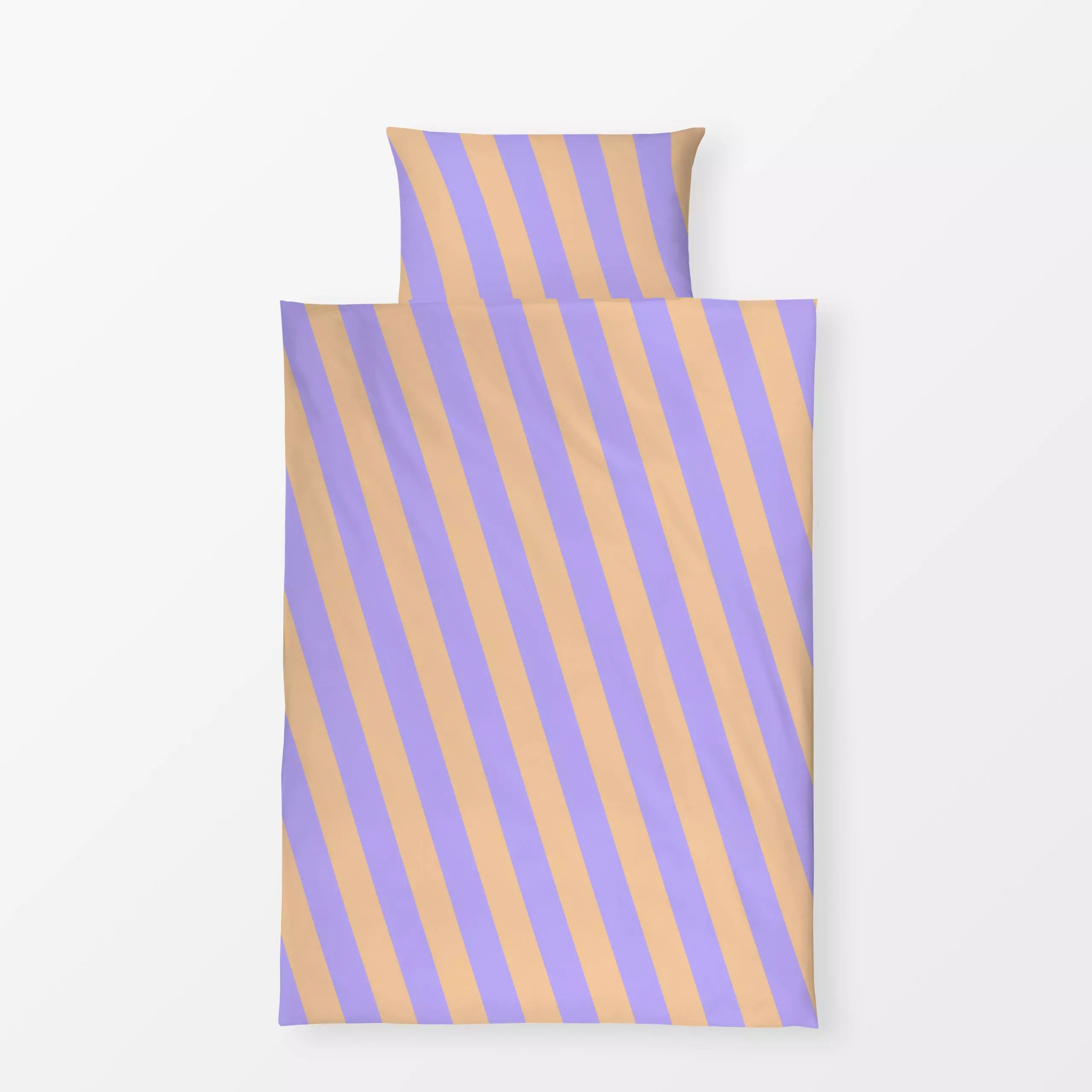 Bettwäsche Summer Stripes Diagonale Light - Symbole & Muster - von „Studio ROSAGRAU"; boho, hippie, Illustration, skandinavi...