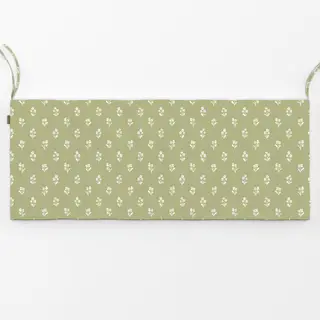 Bankauflage Cottagecore Floral Green