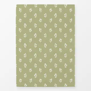 Geschirrtücher Cottagecore Floral Green