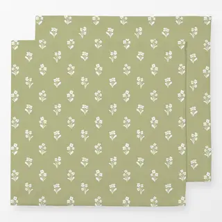 Servietten Cottagecore Floral Green