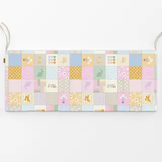 Bankauflage Patchwork Pastel Frühling