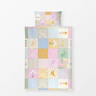 Bettwäsche Patchwork Pastel Frühling