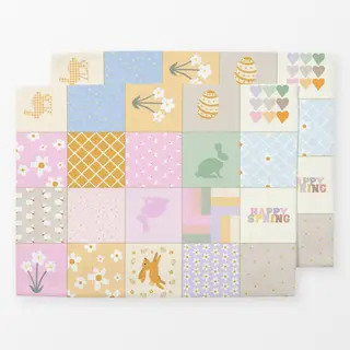 Tischset Patchwork Pastel Frühling