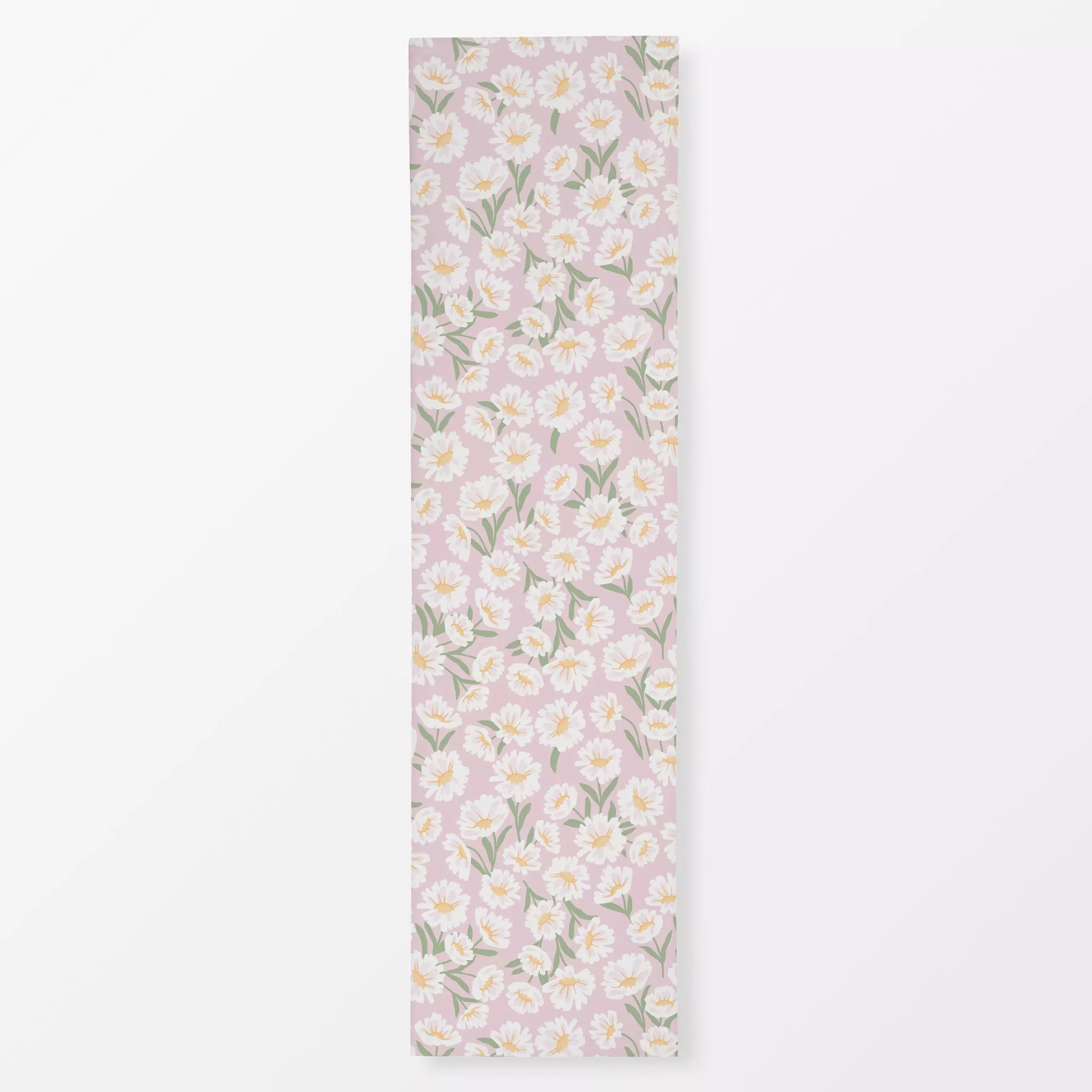 Tischläufer Blumenwiese rosa - Blumen & Florales, Pflanzen & Botanik - von „Studio Kesse"; rosa, Blumen, Garten, Blüten, Wil...