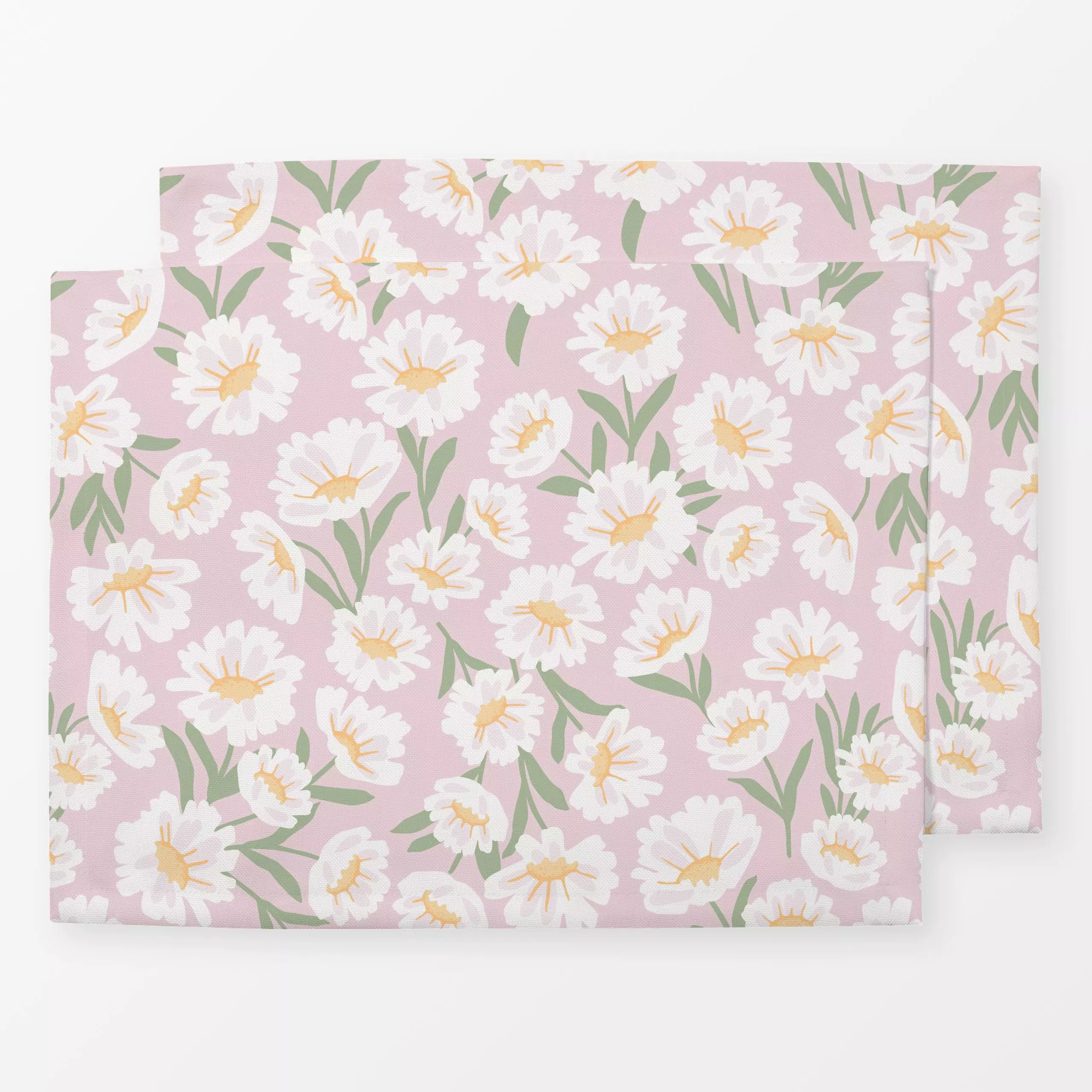 Tischset Blumenwiese rosa, Blumen, Sommer, von Studio Kesse