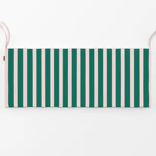 Bankauflage Emerald Blush Vertical Stripes