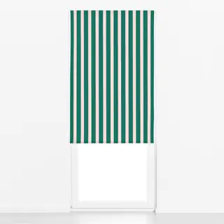 Raffrollo Emerald Blush Vertical Stripes
