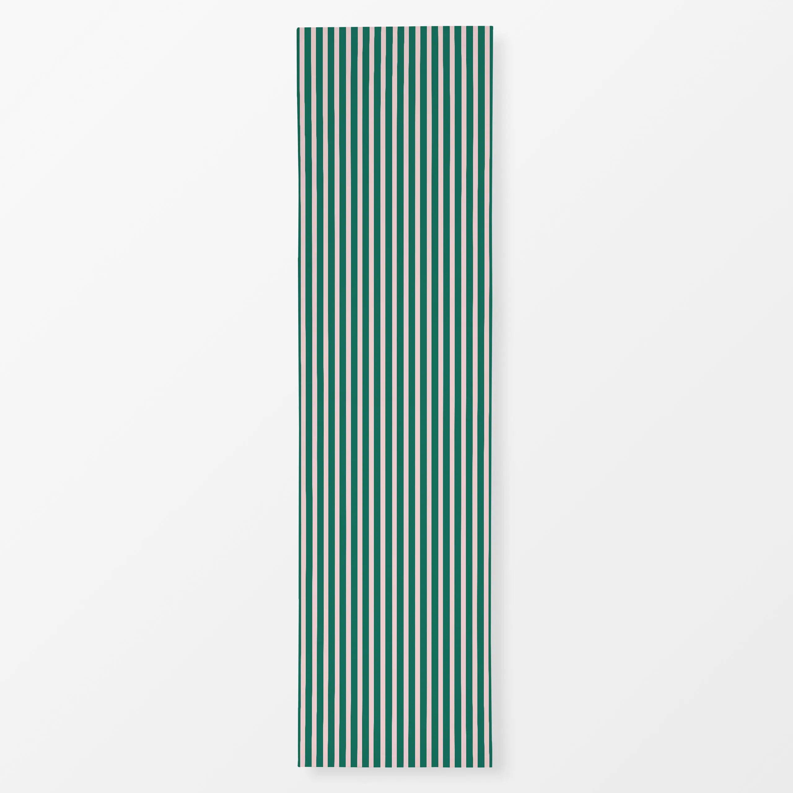 Tischläufer Emerald Blush Vertical Stripes, gemustert, Sommer, von Karen Menzenbach