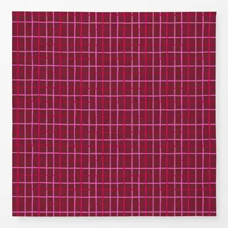 Tischdecke Karo rot pink