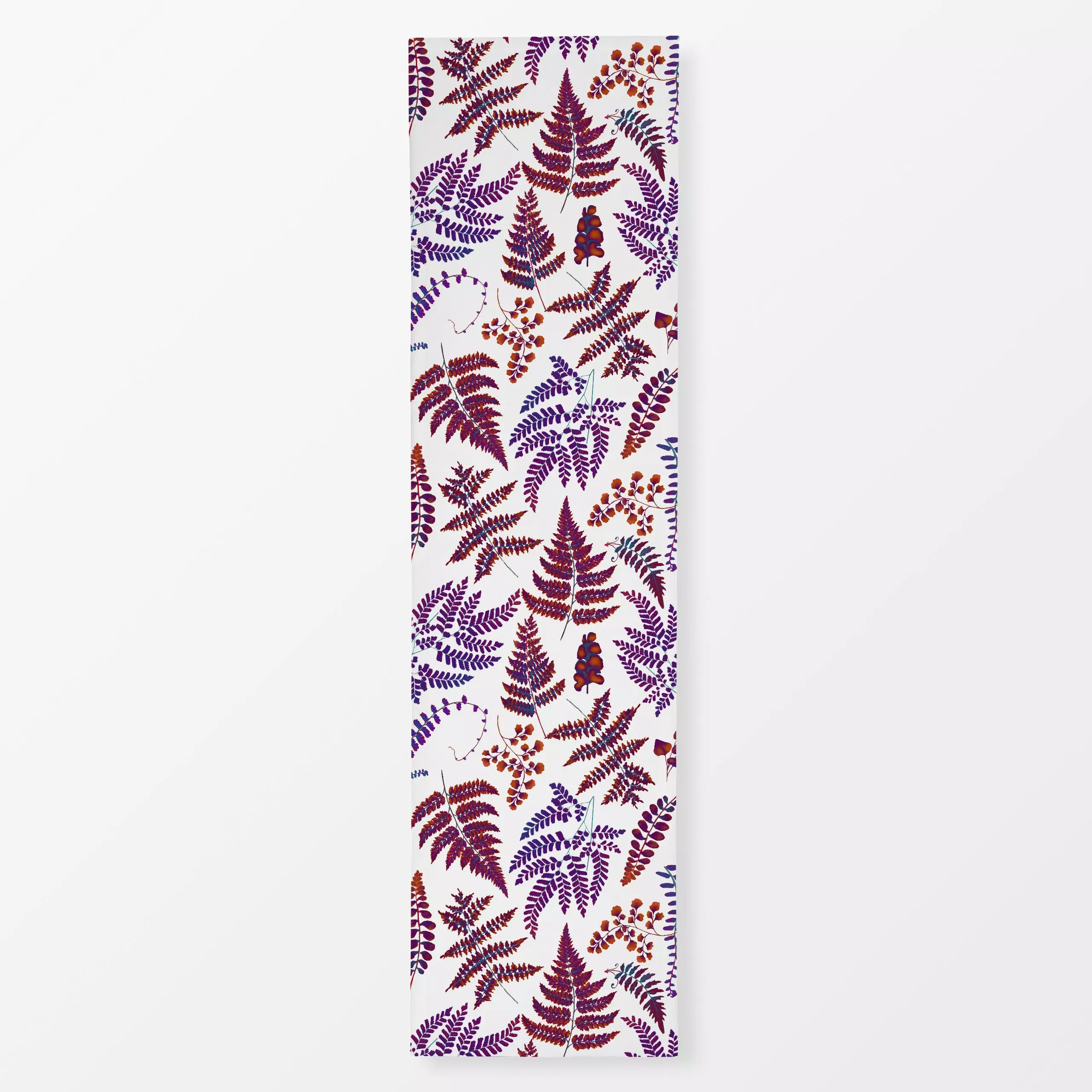 Tischläufer Wald Farn - Blumen & Florales, Pflanzen & Botanik - von „Uta Naumann"; Wasserfarben, Natur, Farn, Wald, vintage,...