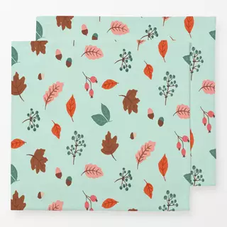 Servietten Herbst mint