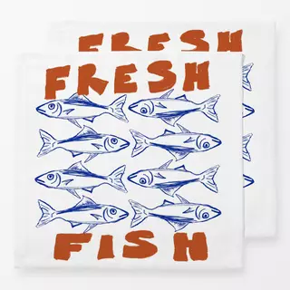 Servietten Fresh Fish