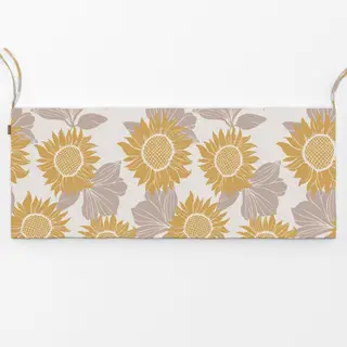 Bankauflage sonnenblume gelb