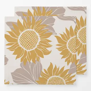 Servietten sonnenblume gelb