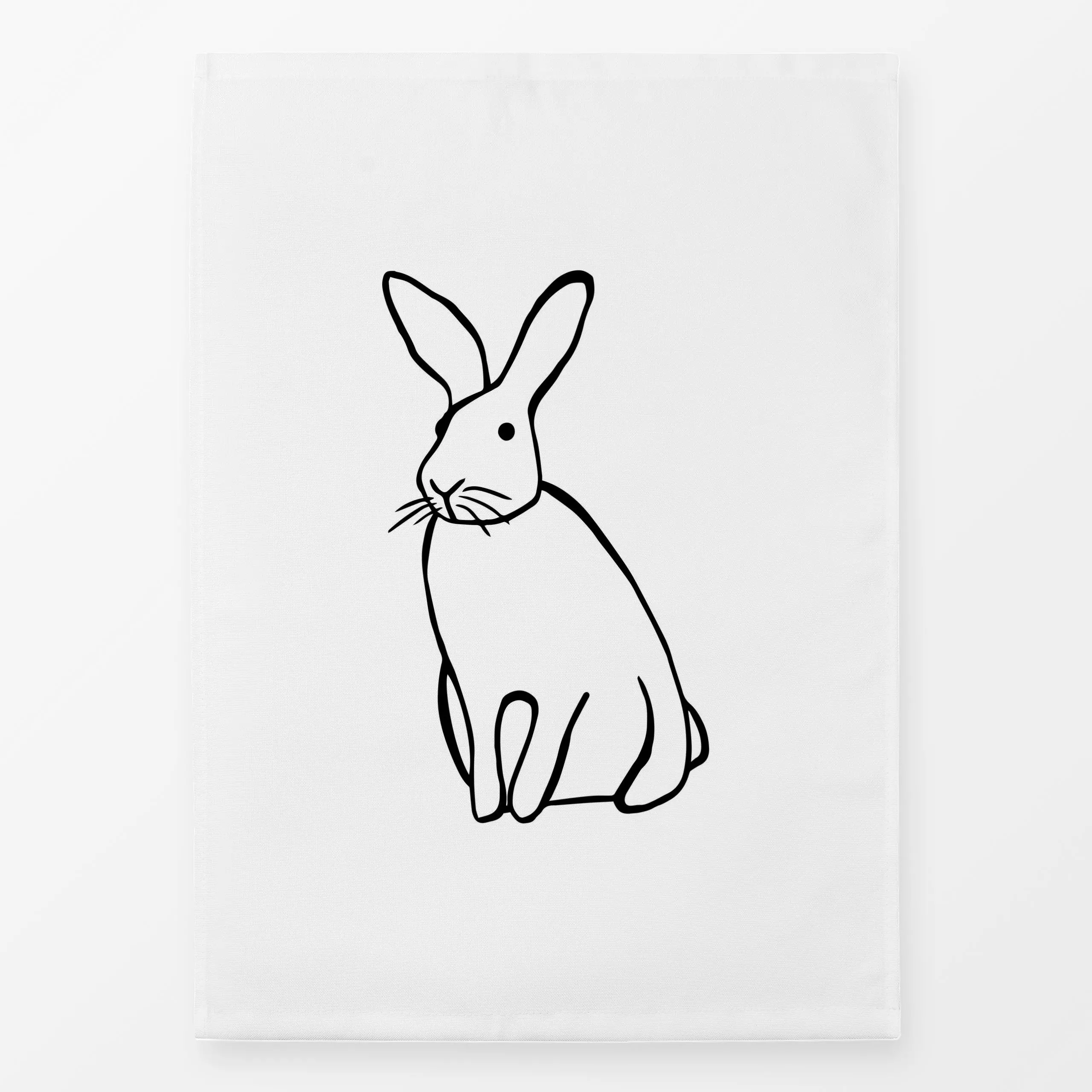 Geschirrtücher Bunny | "Roger" - Frühling, Tiere - von „moDeern Design Studio"; Hase, niedlich, Ostern, Osterhase, feldhase,...