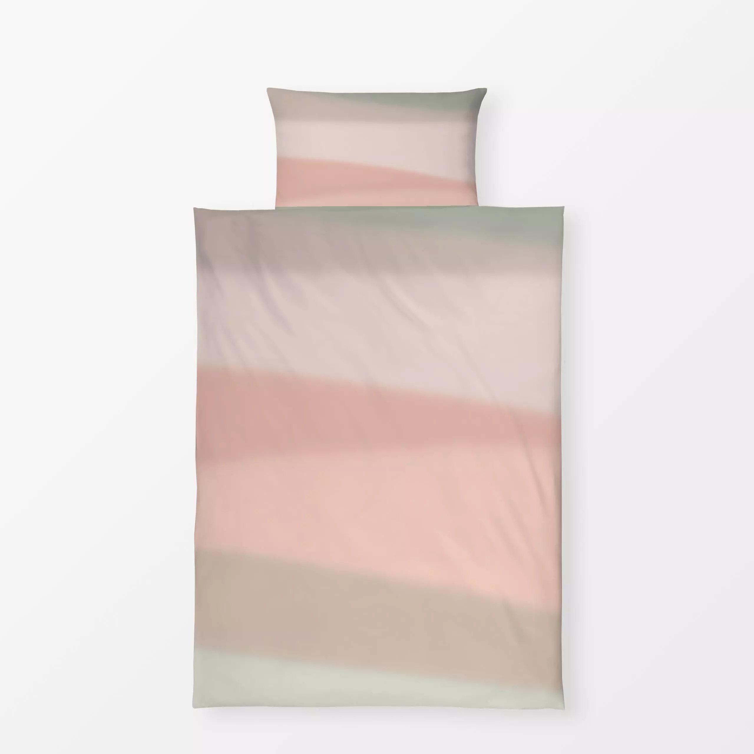 Bettwäsche Finca Summer 1 Mallorca - Sommer, Symbole & Muster - von „Monika Strigel"; boho, minimal, Streifen, rosa, altrosa...
