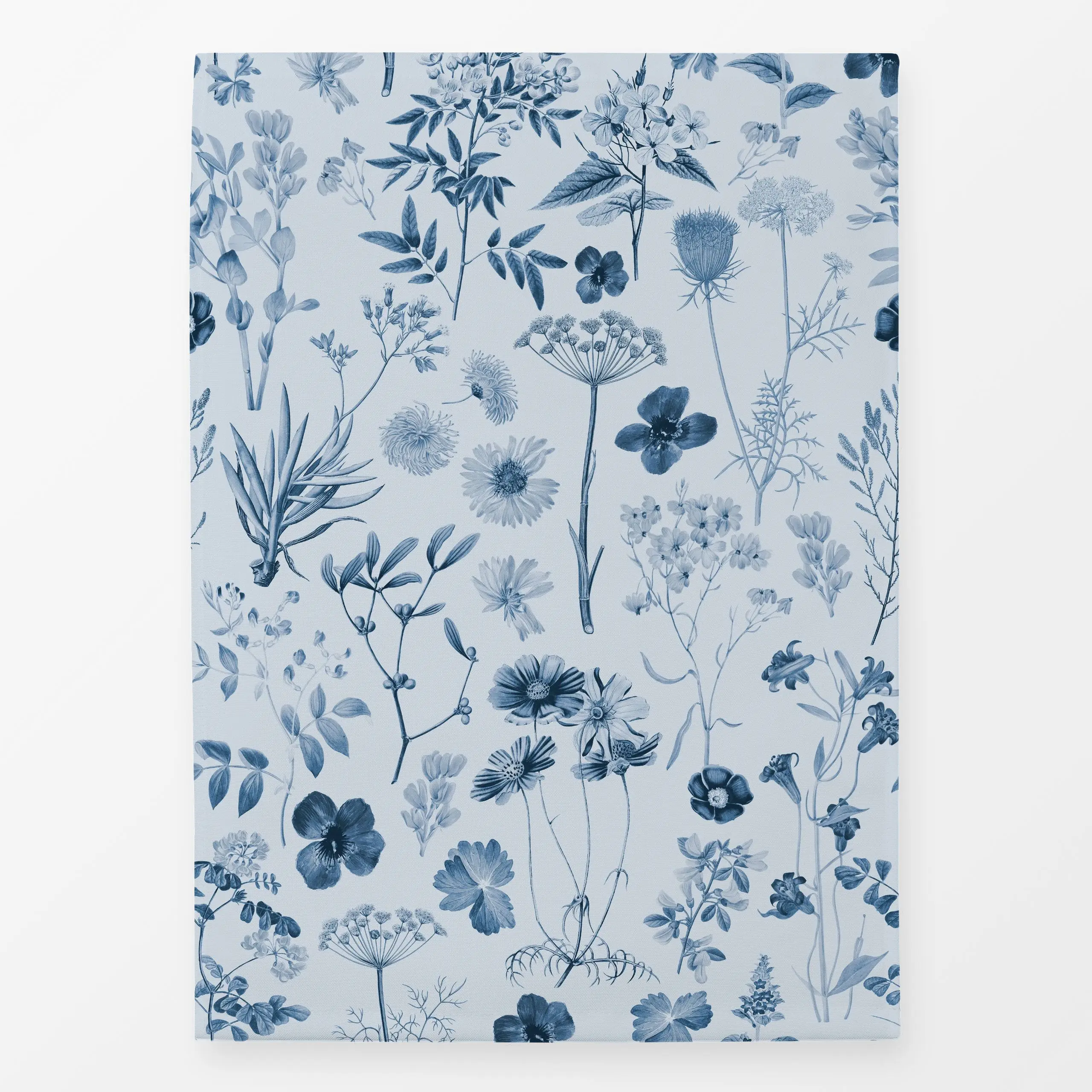 Geschirrtücher Swedish Summer Blue - Blumen & Florales, Pflanzen & Botanik - von „Andrea Haase"; skandinavisch, Wildblumen, ...