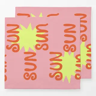 Servietten Sun Sun Sun rosa