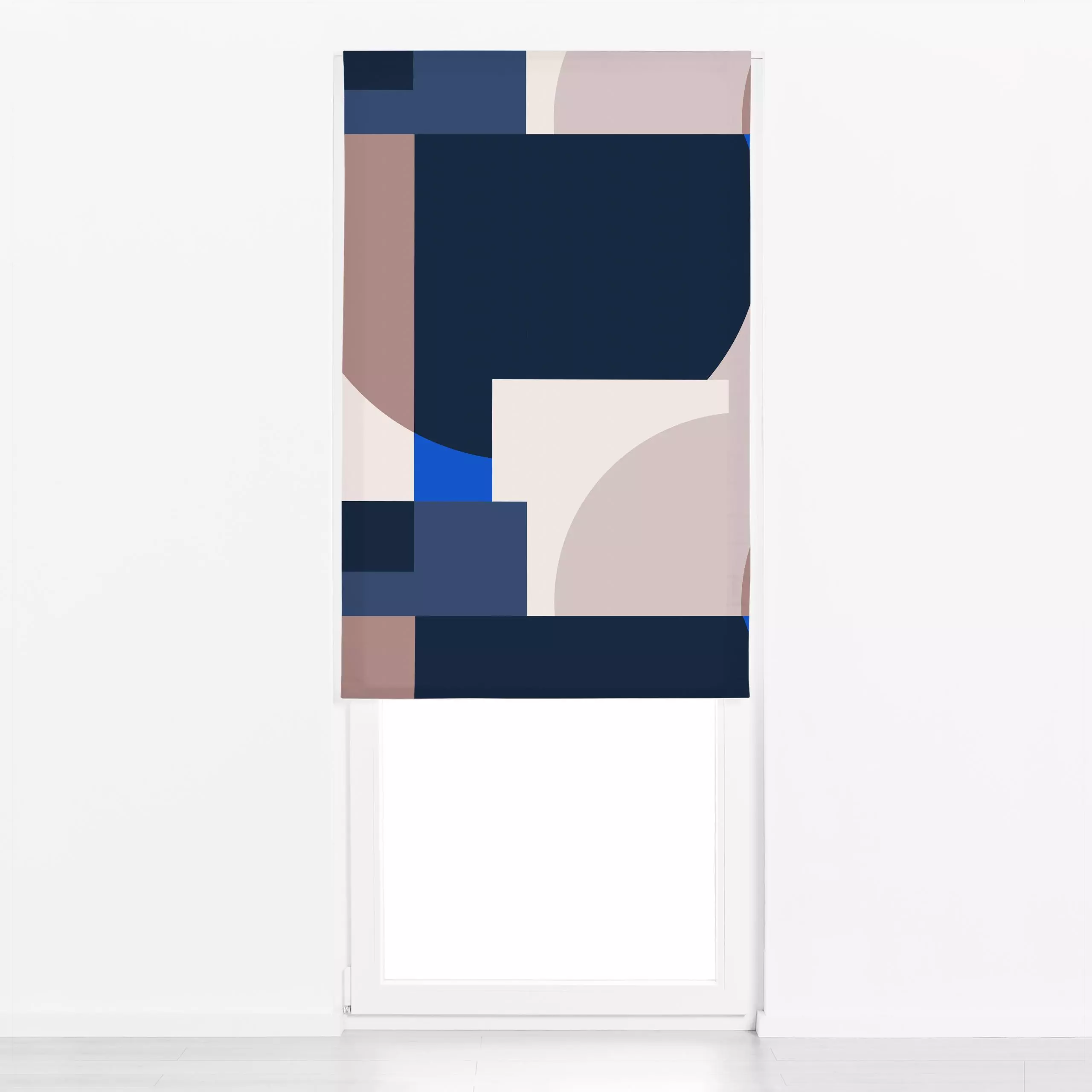 Raffrollo Play of Shapes 1 - Symbole & Muster - von „Mareike Böhmer"; Muster, minimal, abstrakt, Geometrisch, Minimalismus, ...