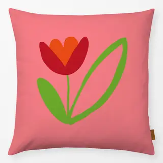 Kissen Tulpe rosa