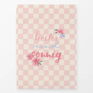 Geschirrtücher heiter und sonnig rosa