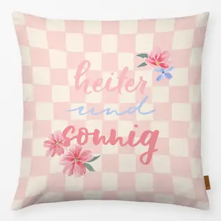 Kissen heiter und sonnig rosa