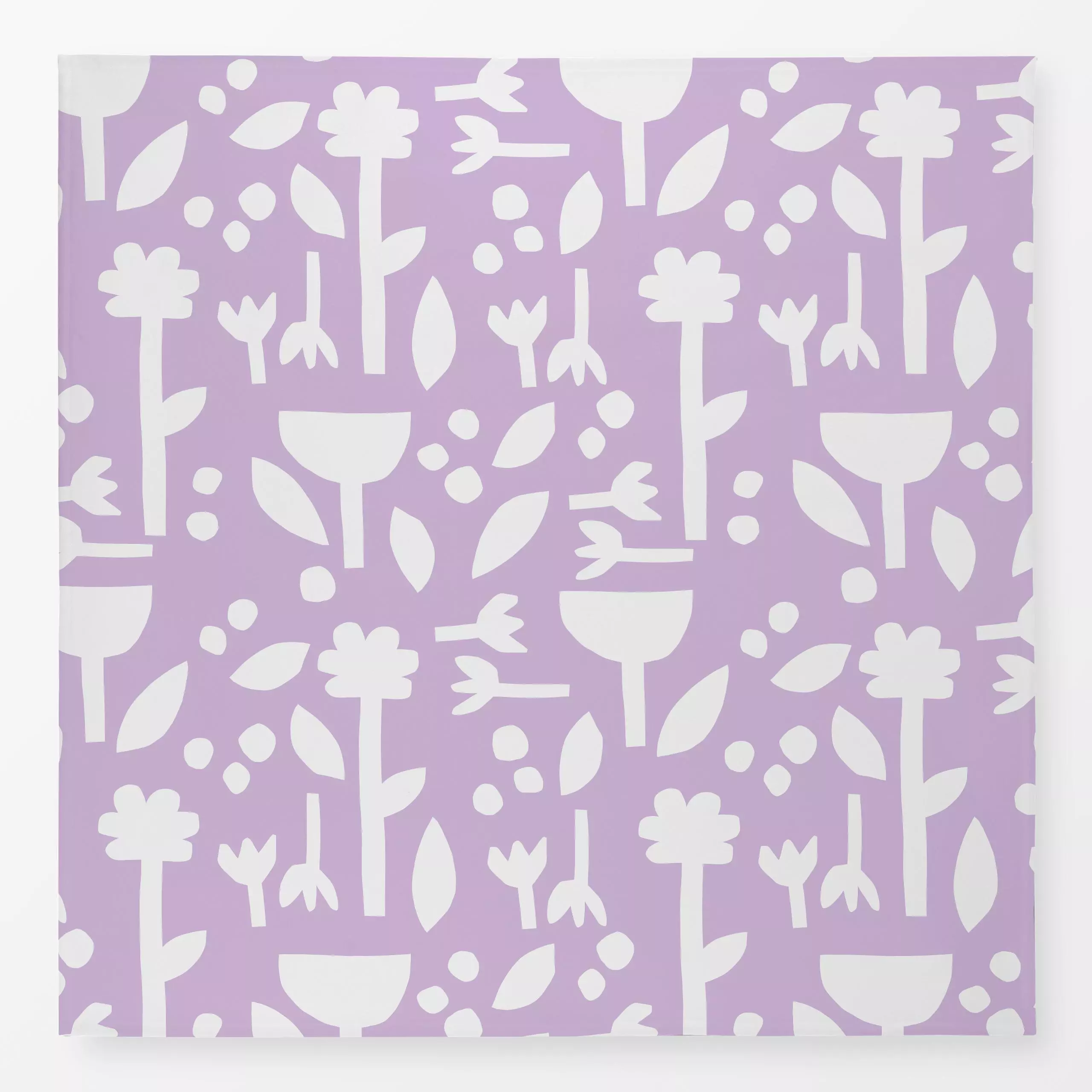 Tischdecke Lilac Garden of Shapes - Blumen & Florales, Frühling - von „Lisa Jasmin Bauer"; flower