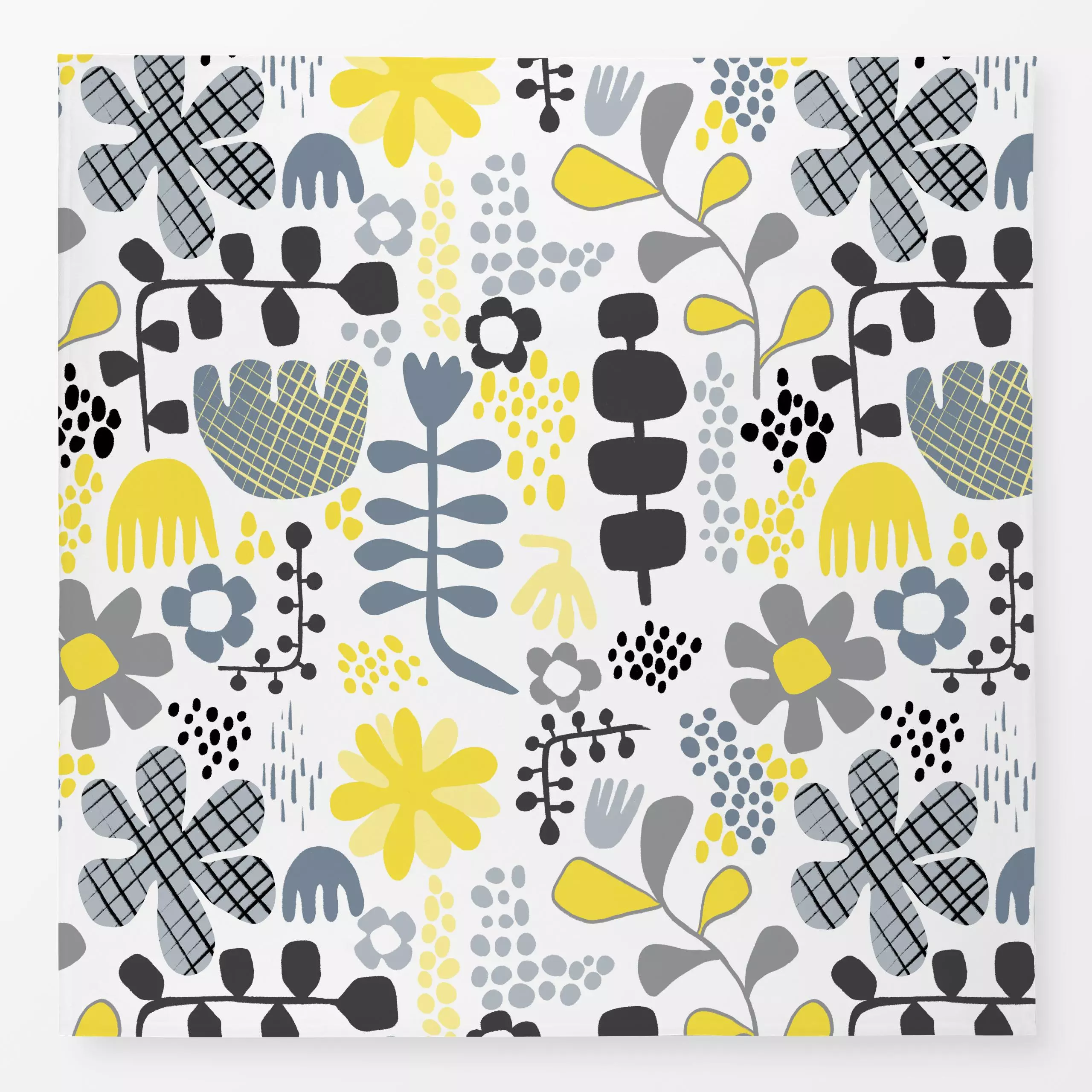 Tischdecke flower power - Blumen & Florales, Symbole & Muster - von „Sabrina Ziegenhorn“; Muster, Natur, Trockenblumen, Kiss...