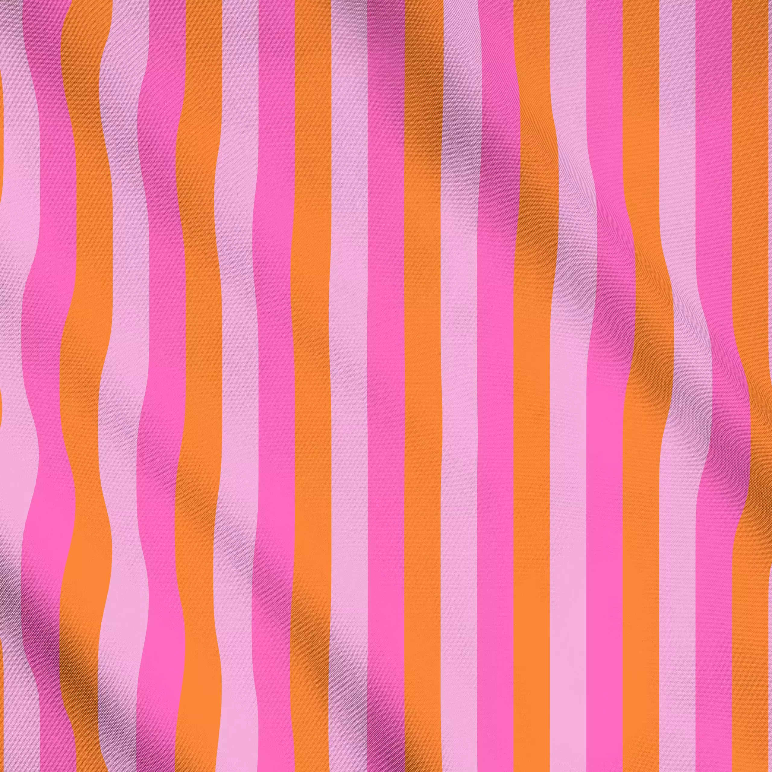 Meterware Summer Garden Stripes - Sommer, Symbole & Muster - von „Karen Menzenbach x so.leben.wir"; Streifen, rosa, Garten, ...