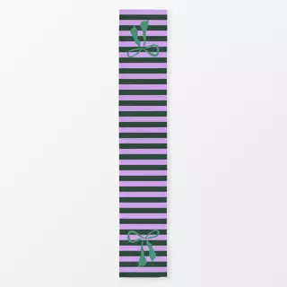 Tischläufer Gestreift mit Schleife