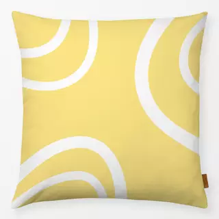 Kissen Yellow Summer Graphic 1