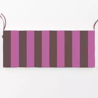 Bankauflage Stripe Collection Brown Berry