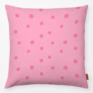 Kissen Punkte Allover Pink