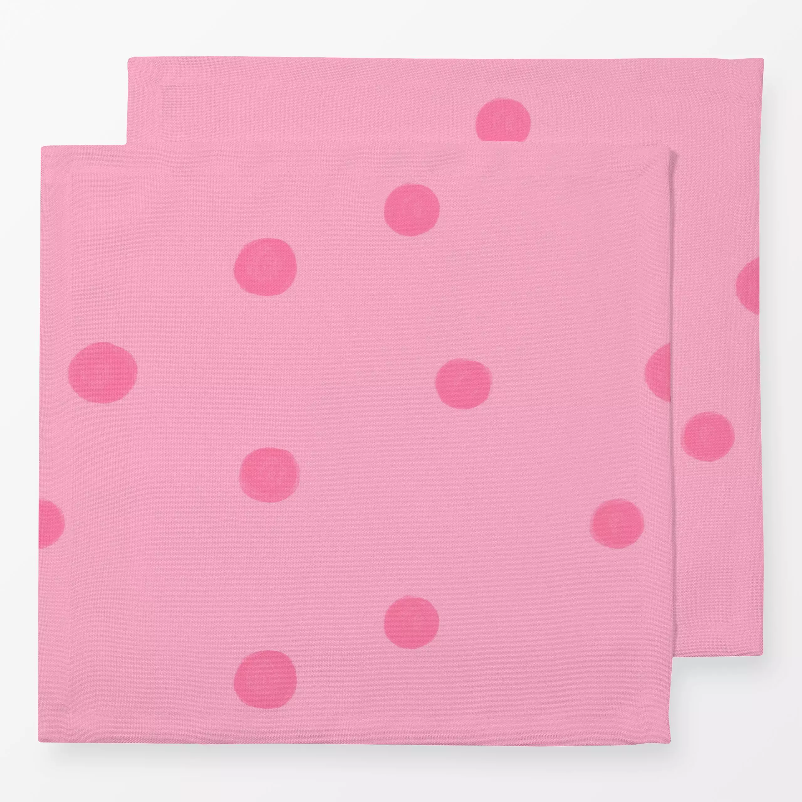 Servietten Punkte Allover Pink - Symbole & Muster - von „Kruth Design"; Muster, Punkte, bunt, Weihnachtsdeko, gepunktet, Pol...