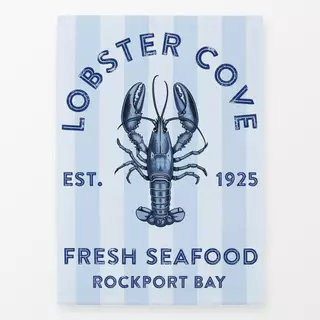 Geschirrtücher Retro Seafood Lobster