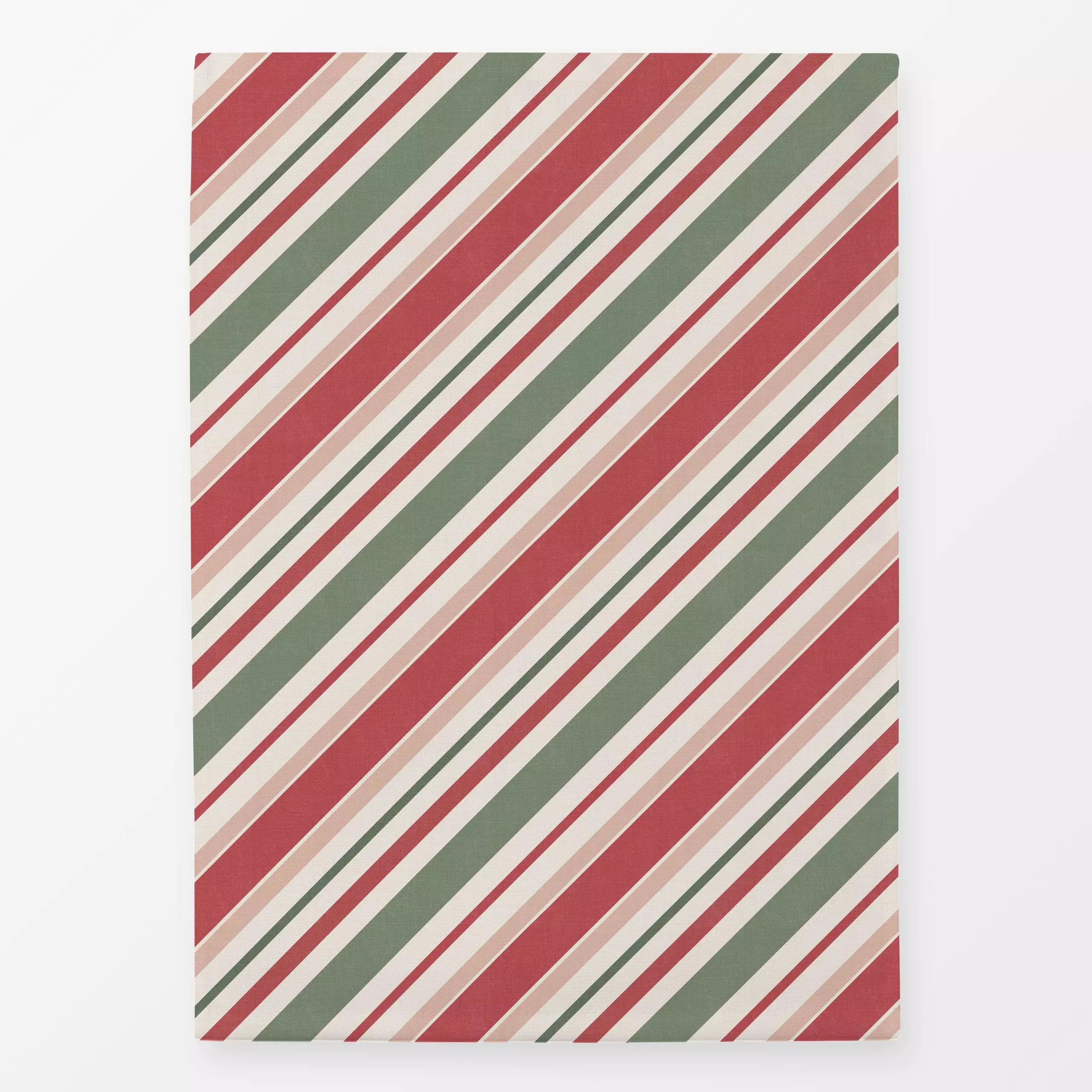 Geschirrtücher Christmas Candy Stripes II - Weihnachten, Symbole & Muster - von „Bloomery Decor"; Muster, Streifen, Weihnach...