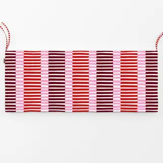 Bankauflage Blütenpink Streifenmix