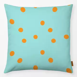 Kissen Glücklich in blau