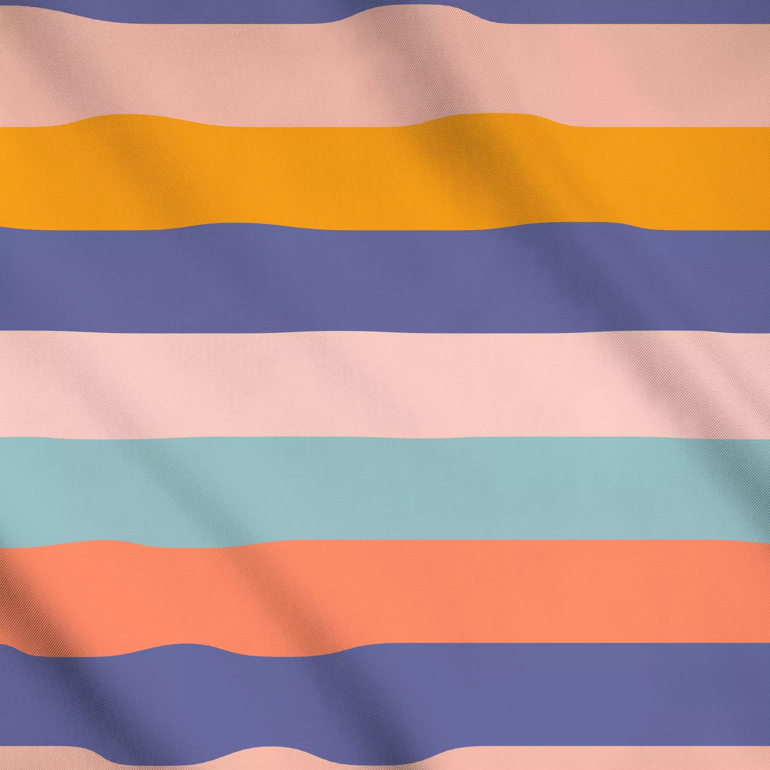 Meterware Crazy Sommerstreifen - Symbole & Muster - von „Sara Maria"; Streifen, modern, Sommer, Happy, scandinavisch, Korall...