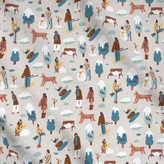 Meterware Winter Mountains