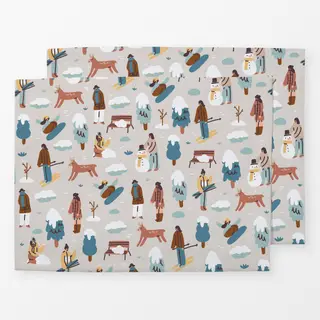 Tischset Winter Mountains