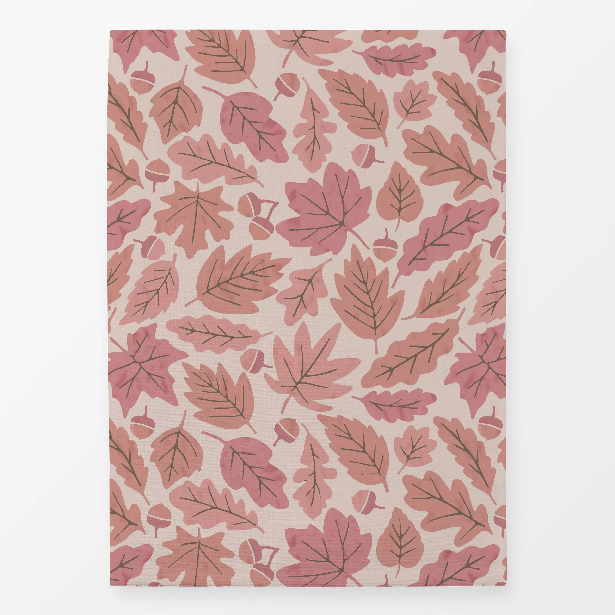 Geschirrtücher Herbstblätter Rosa - Herbst, Pflanzen & Botanik - von „Studio Kesse"; rosa, Blätter, Laub, Herbst, Herbstdeko...