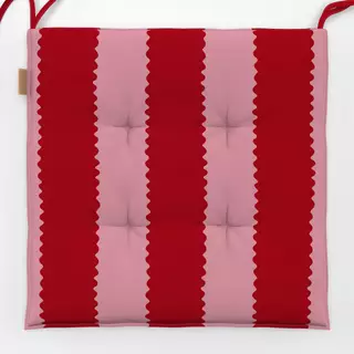 Sitzkissen Breite Streifen rot rosa