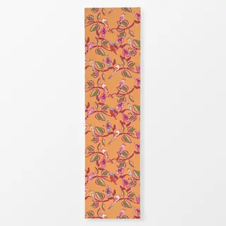 Tischläufer Bunte Vögel Orange