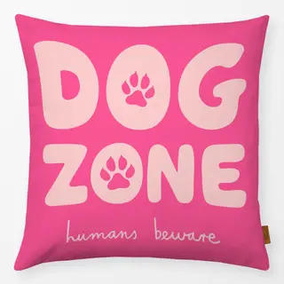 Kissen Dog Zone Wendekissen Pink