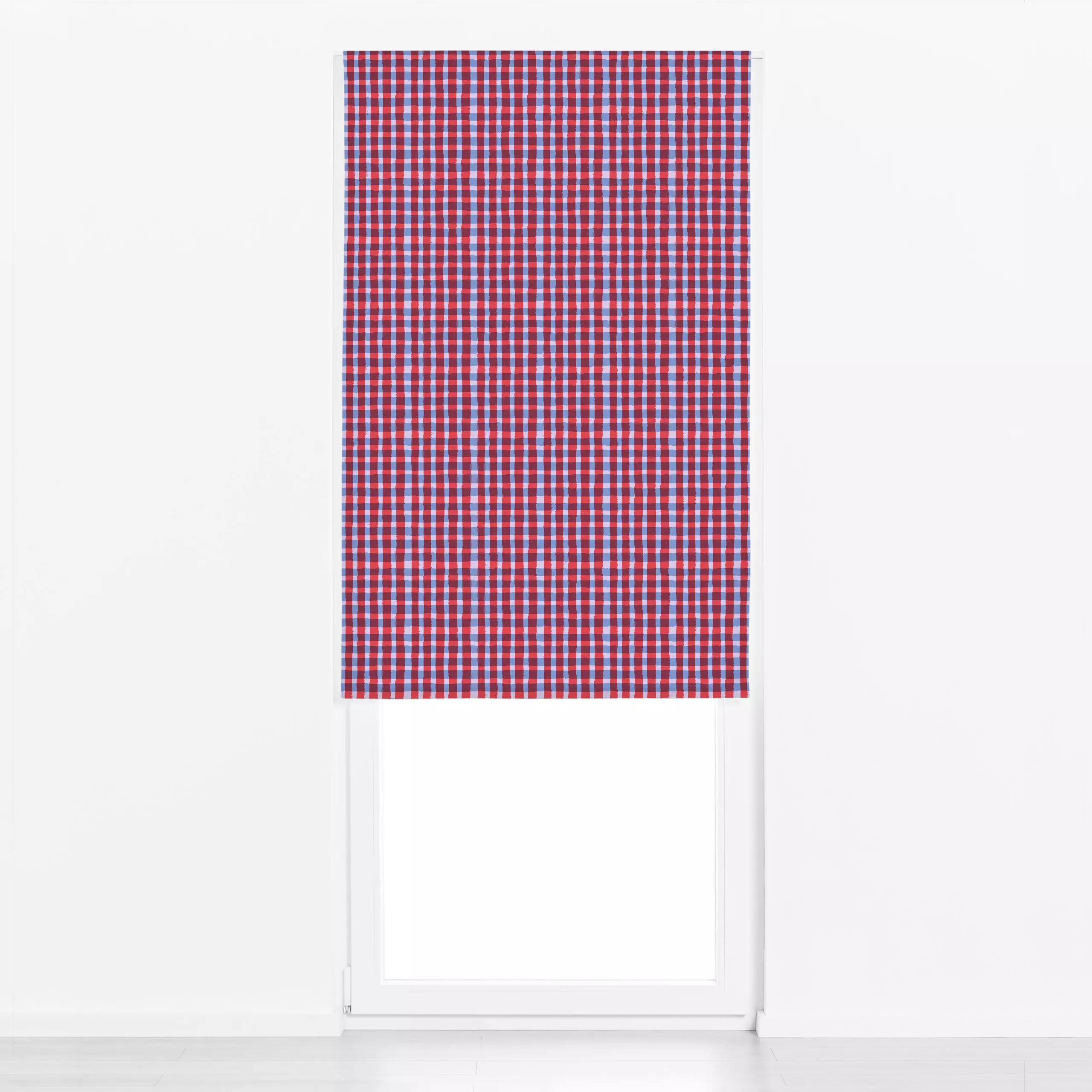 Raffrollo Karo Streifen - Symbole & Muster - von „Studio ROSAGRAU"; minimal, linie, Pinsel, Illustration, Linien